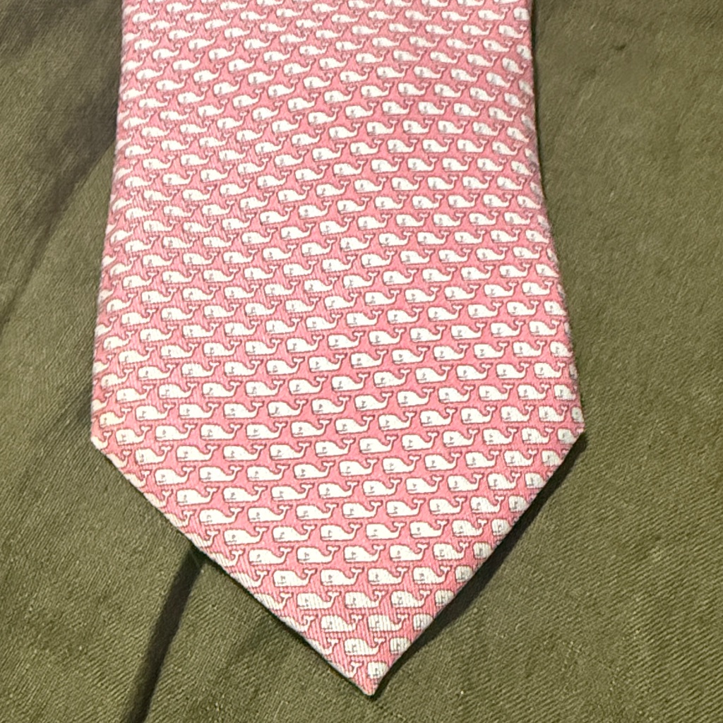 Vineyard Vines Pink Silk Tie